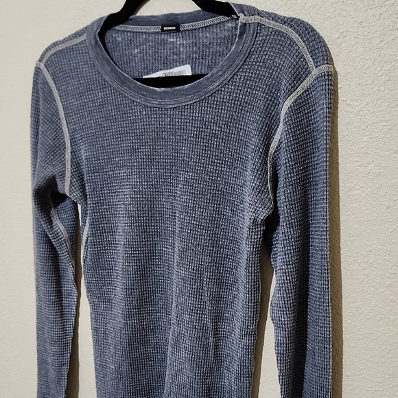 Women's Blue Long Sleeve Top - Picture 8 of 10